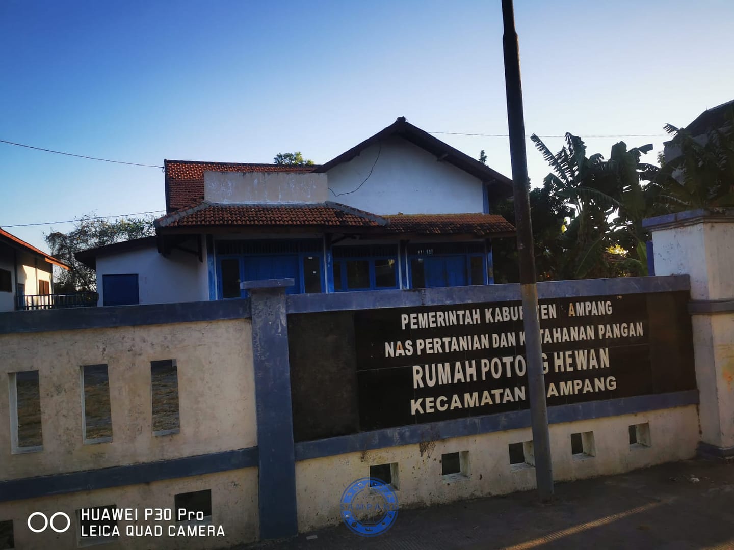 Rumah Potong Hewan Jalan Pemuda Satria Kecamatan Sampang, Kabupaten Sampang