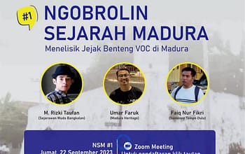 Banner event ngobrolin sejarah madura
