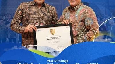 RSUD dr. Mohammad Zyn Sampang Raih Penghargaan Public Service of The Year Jawa Timur 2023