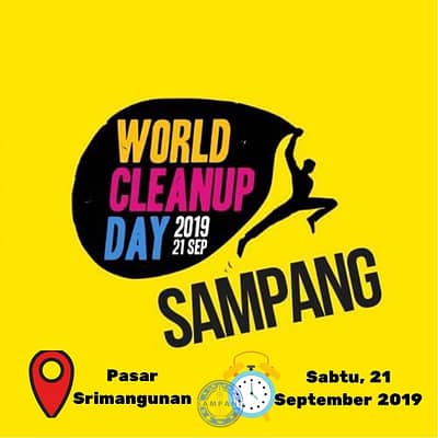 Ayo Ikut World Cleanup Day (WCD) Sampang 2019