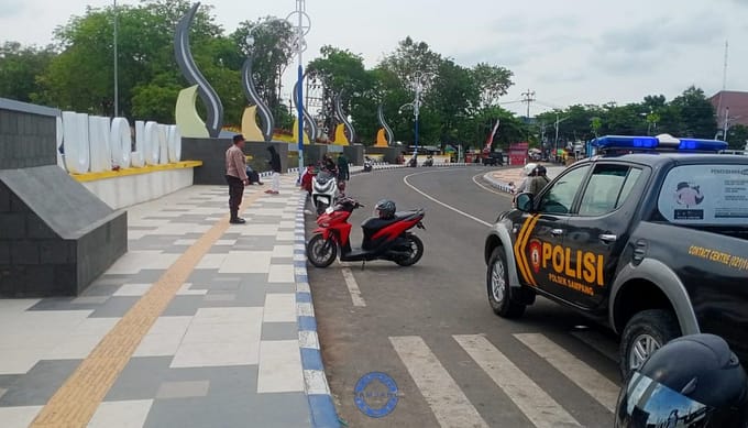 Antisipasi Curanmor: Polsek Sampang Giat Patroli di Alun-Alun Trunojoyo Sampang