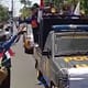 Konvoi atlet Kabupaten Sampang usai mengikuti Porprov Jatim VIII